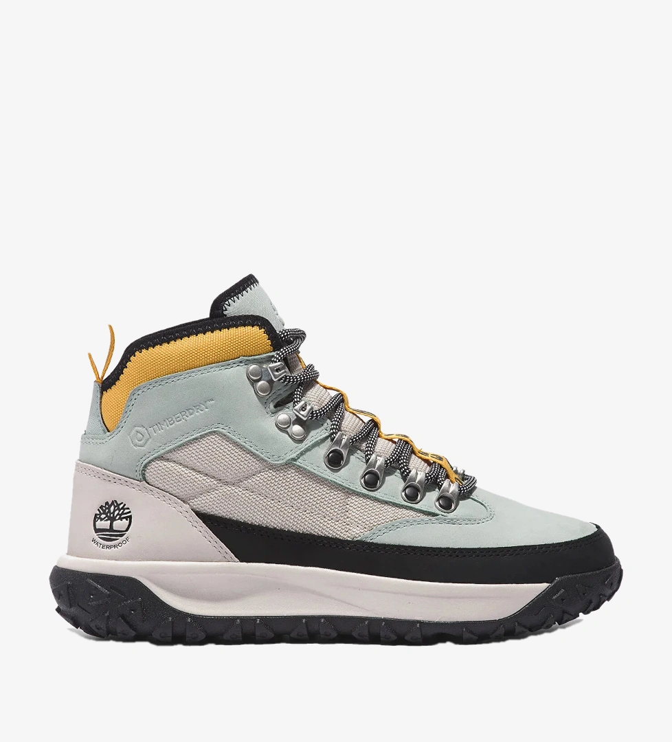 Timberland Mid Lace Up Waterproof Kadın Gri Bot