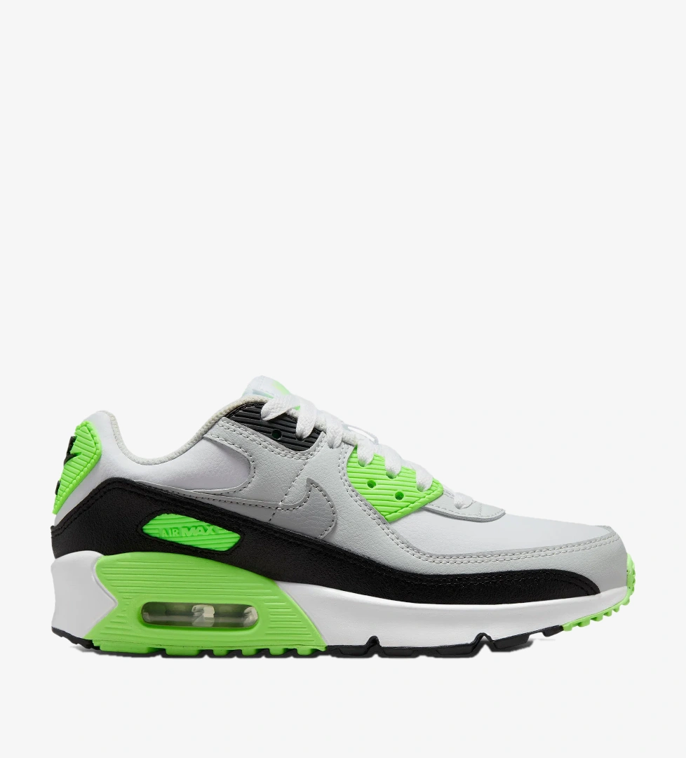 Nike Beyaz Nike Air Max 90 LTR Genç Çocuk Spor Ayakkabı