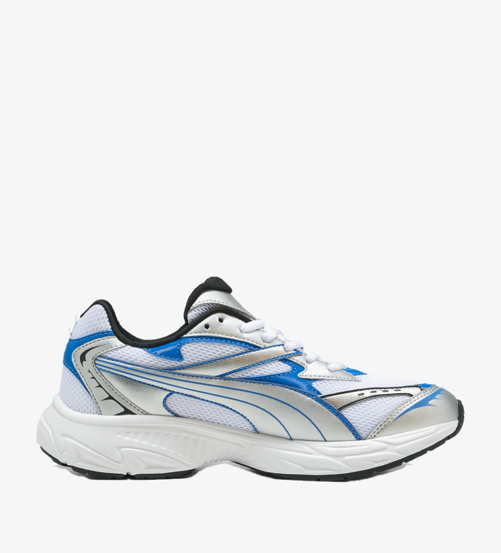 Puma Morphic Unisex Mavi Detaylı Beyaz Spor Ayakkabı