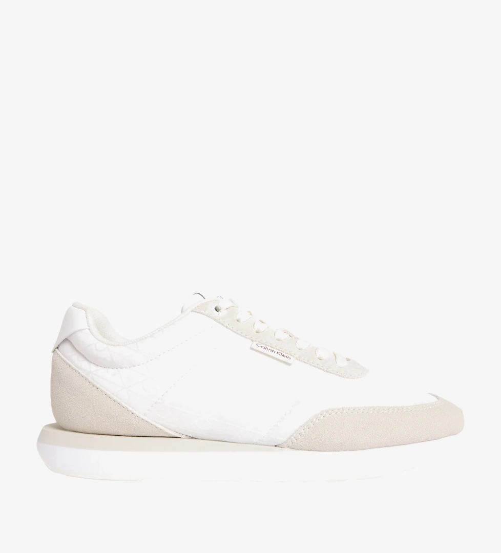 Calvin Klein Retro Runner Lace Up Kadın Beyaz Sneaker