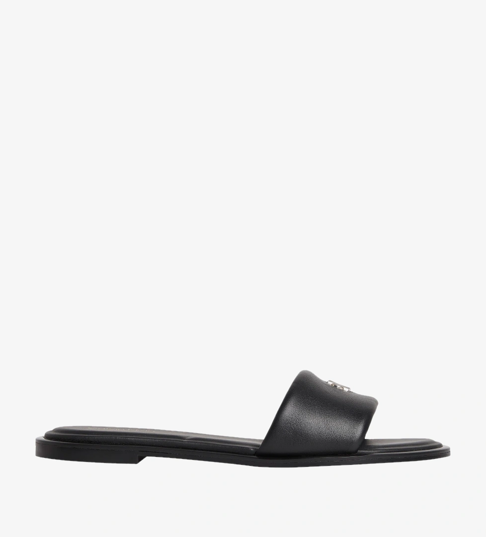 Calvin Klein Round Flat Kadın Siyah Terlik