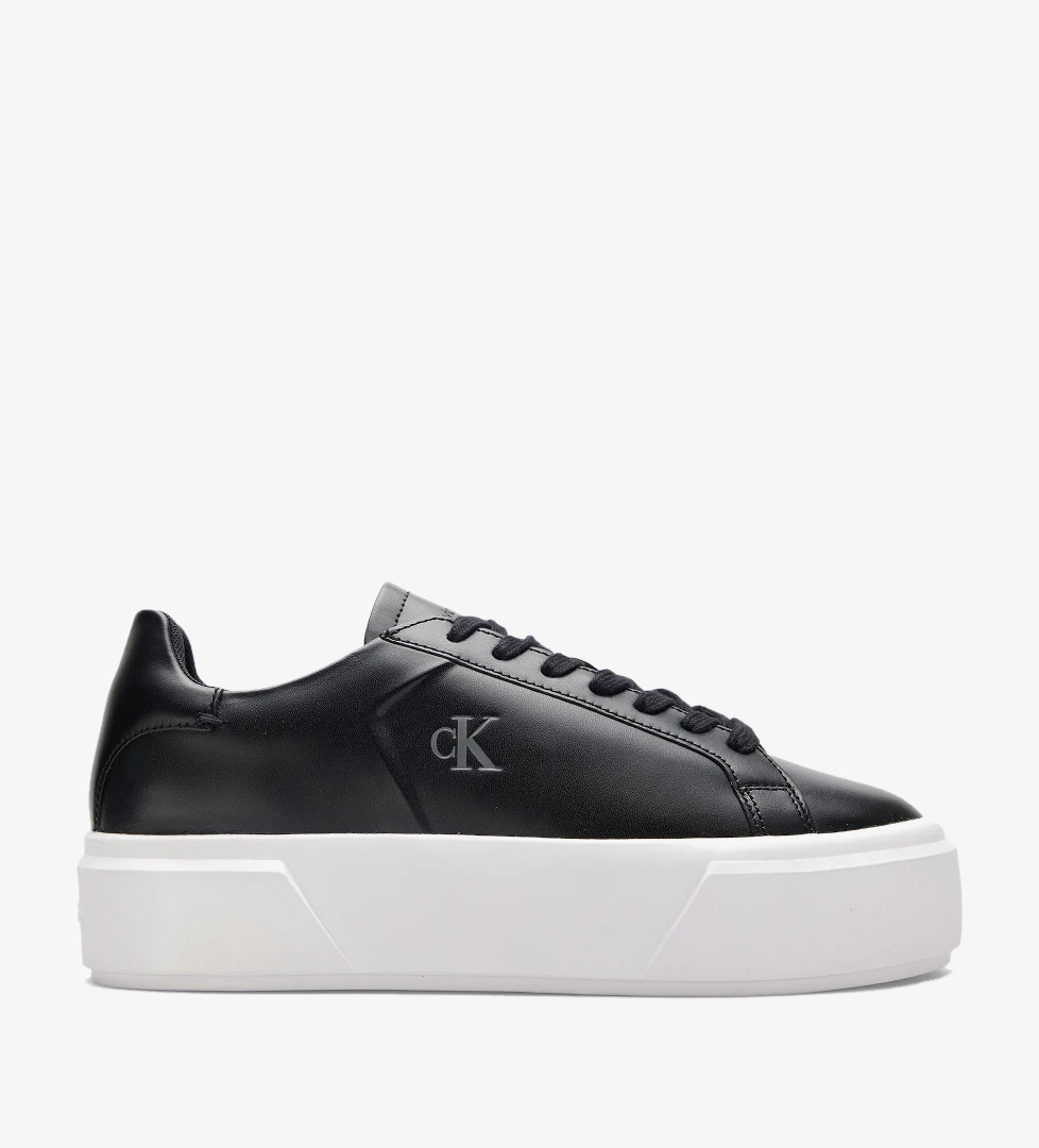 Calvin Klein Flatform Lace Up Kadın Siyah Sneaker