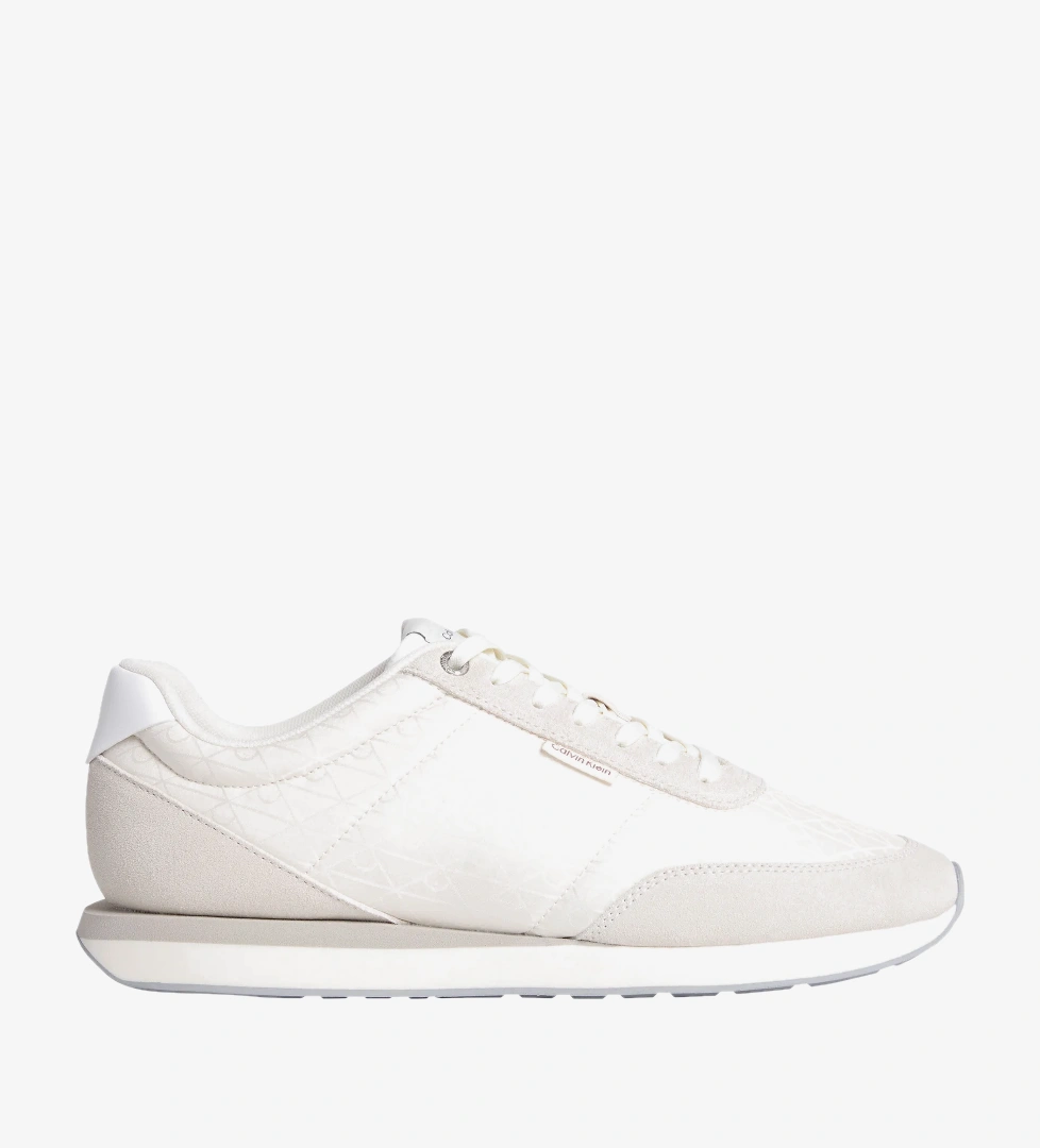 Calvin Klein Retro Runner Ripstop Erkek Beyaz Sneaker