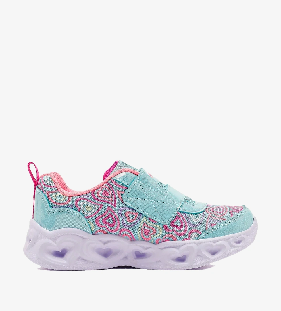 Skechers Heart Lights Çocuk Yeşil Işıklı Spor Ayakkabı
