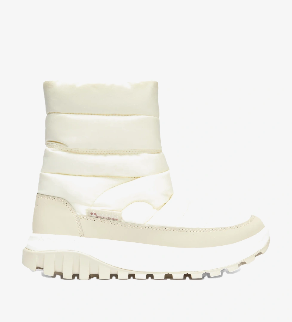 Columbia Snowtrot Mid Kadın Ekru Kar Botu
