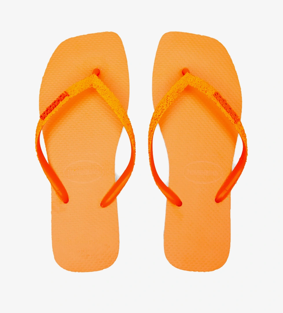 Havaianas Square Glitter Neon Kadın Turuncu Terlik
