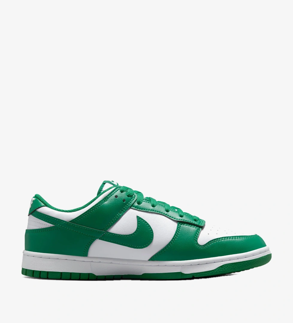 Nike Nike Dunk Low Retro Erkek Beyaz/Yeşil Sneaker Sanal Çadır'da! Beyaz - 1. görsel