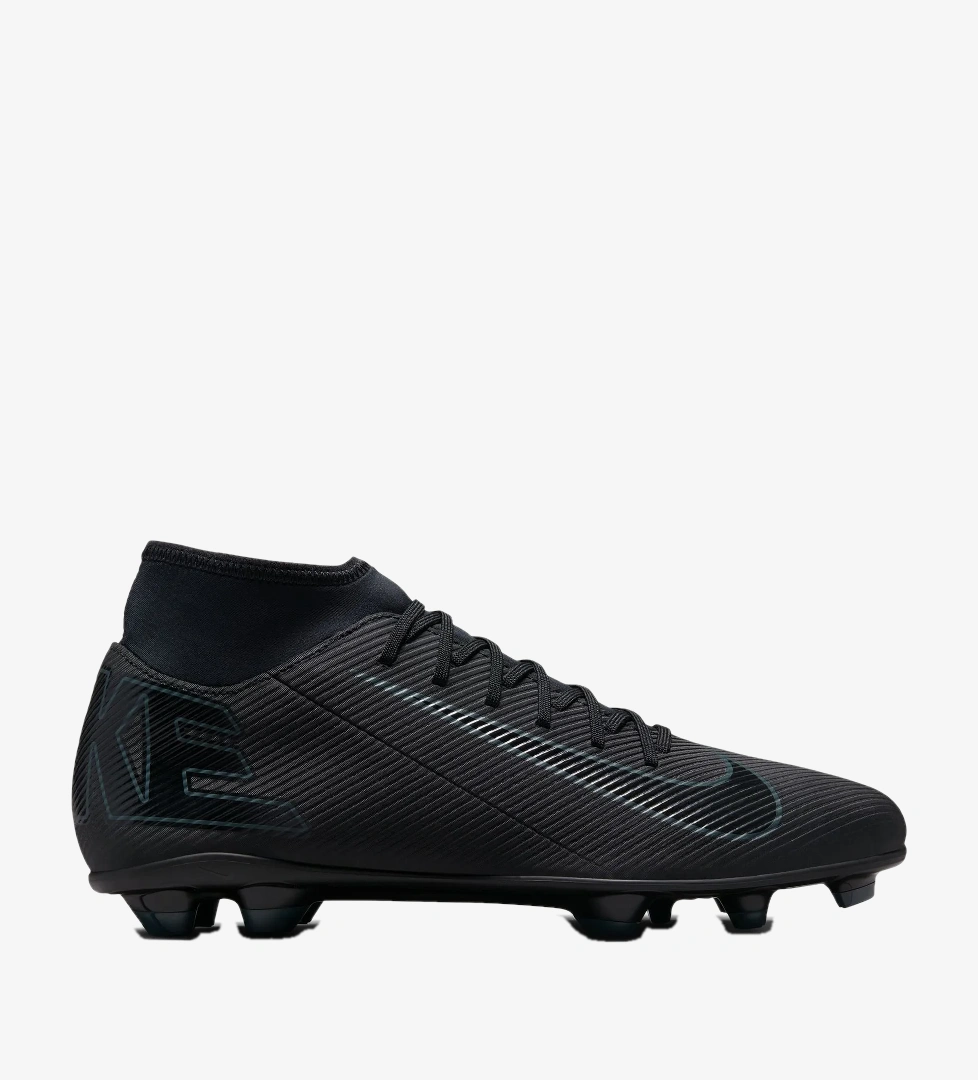 Nike Mercurial Superfly Academy 10 Mg Erkek Siyah Bilekli Çim Saha Kramponu