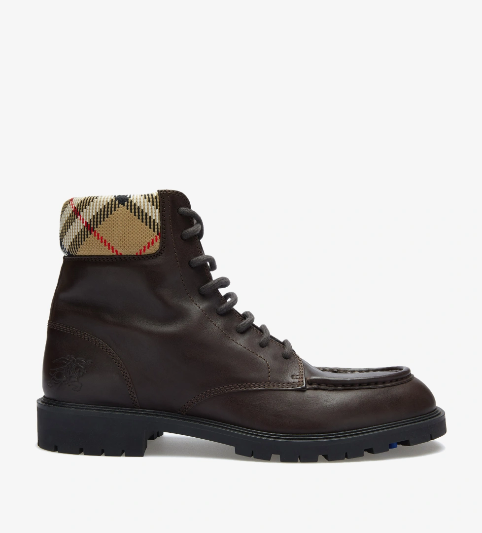 Burberry Rogue Lace-Up Erkek Siyah Bot