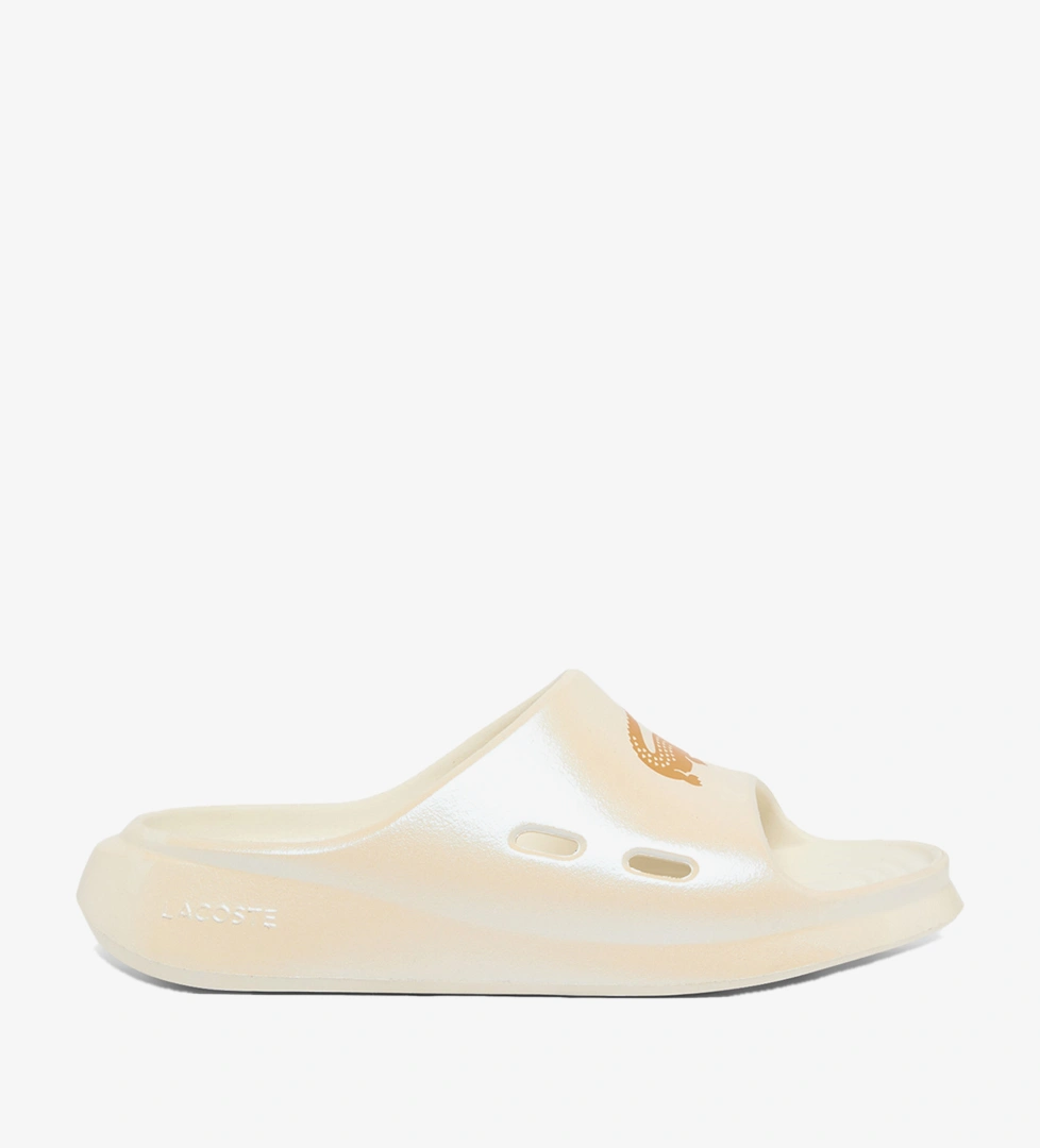 Lacoste Meduz Slide Kadın Beyaz Terlik