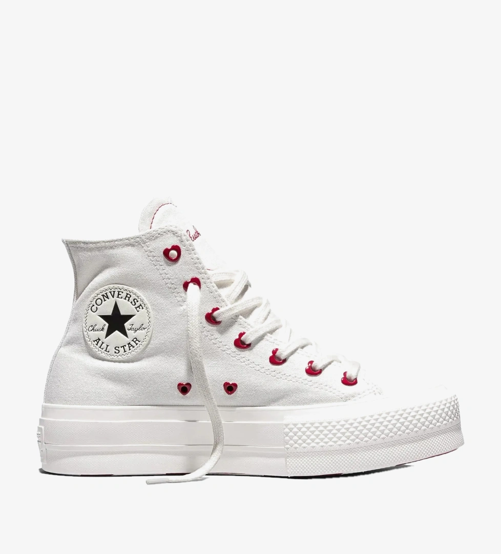 Converse Valentine's Day Chuck Taylor All Star Lift Unisex Krem Sneaker