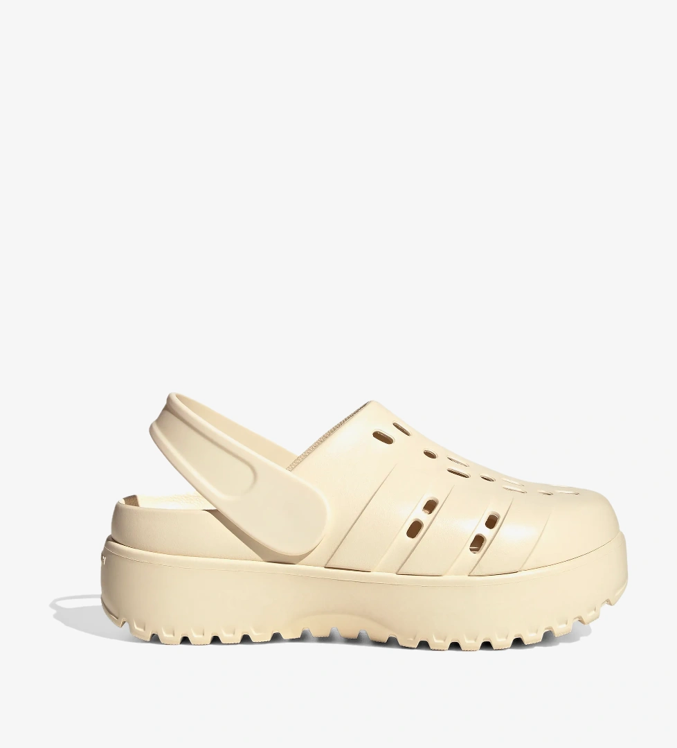 adidas Adilette Clog Platform Unisex Beyaz Sandalet