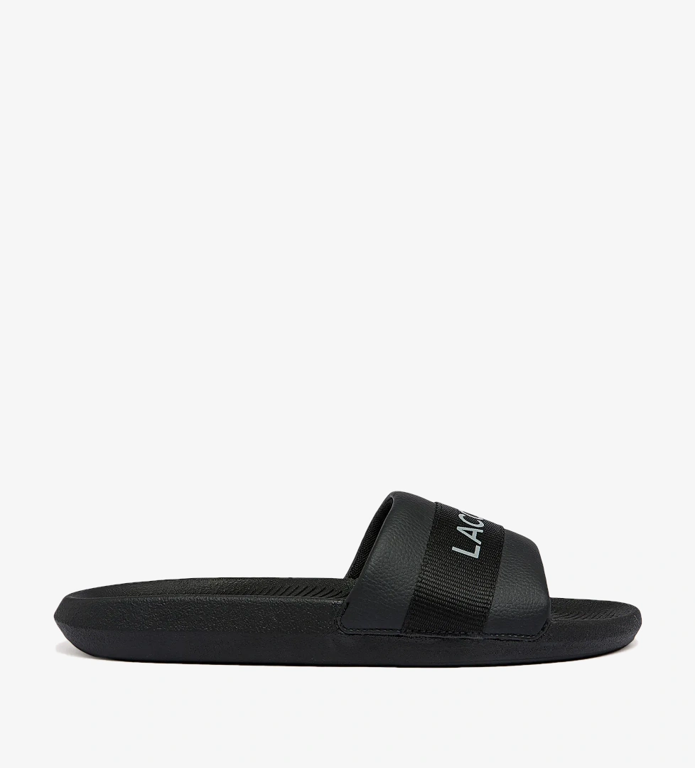 Lacoste Croco Erkek Siyah Terlik