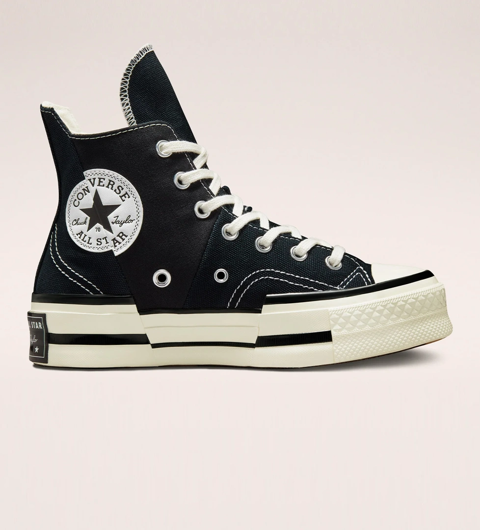 Converse Converse Chuck 70 Plus Canvas Unisex Siyah Sneaker Sanal Çadır'da! Siyah - 1. görsel