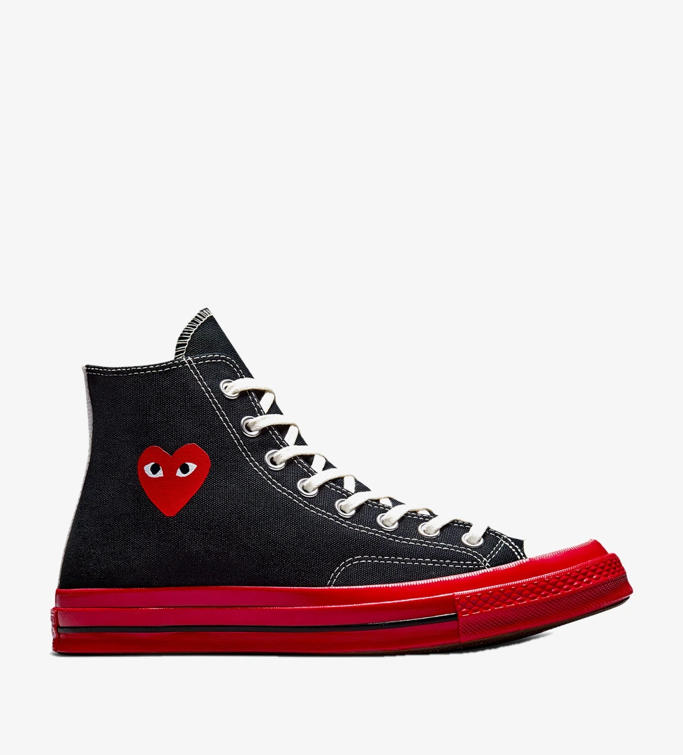 Siyah Converse Comme Des Gar Ons Play Chuck 70 Bilekli