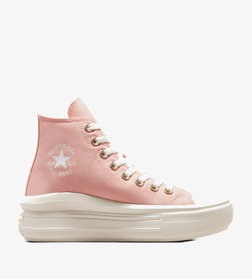 Converse Chuck Taylor All Star Move Unisex Pembe Platform Sneaker