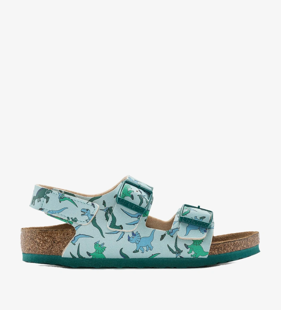 Birkenstock Milano Bf Big Dino Bebek Mavi Sandalet
