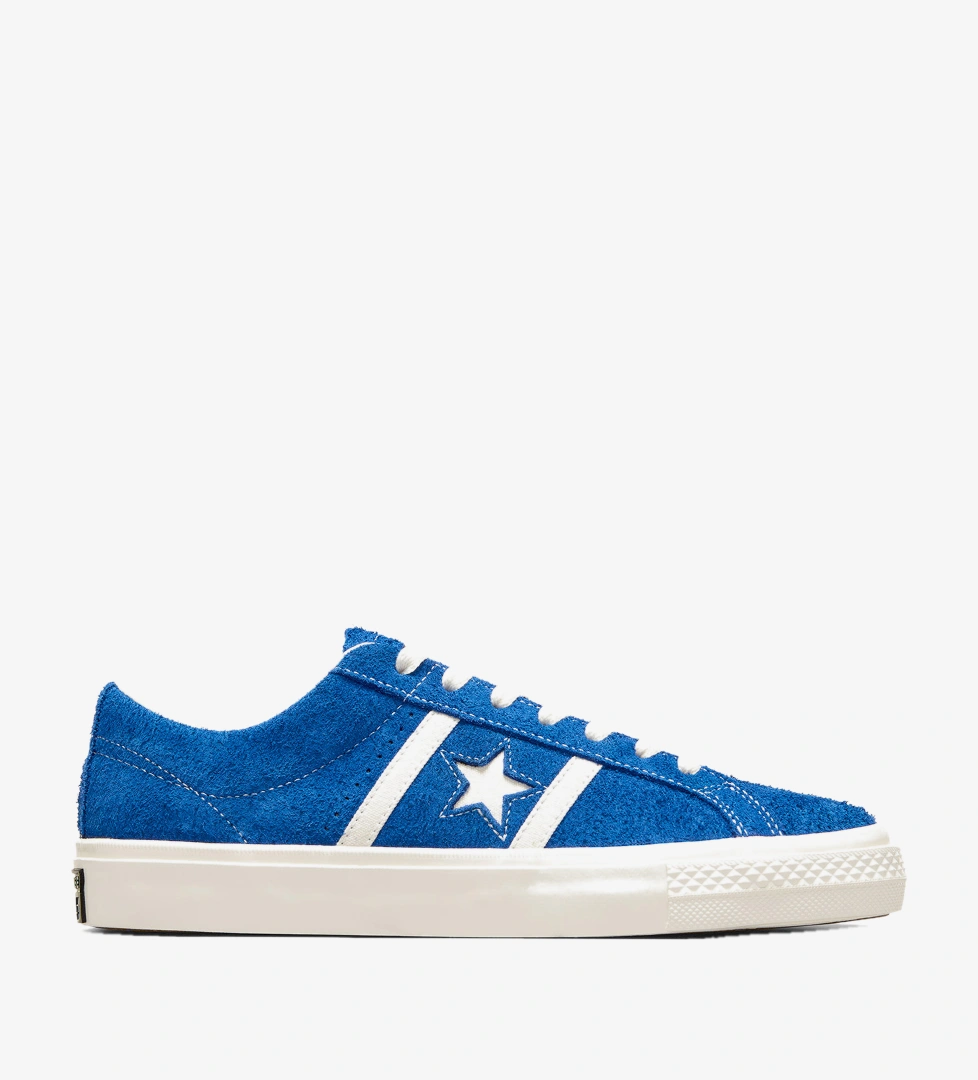 Converse One Star Academy Pro Unisex Mavi Deri Sneaker