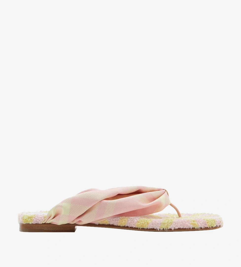Burberry Pembe Burberry Leather Suede