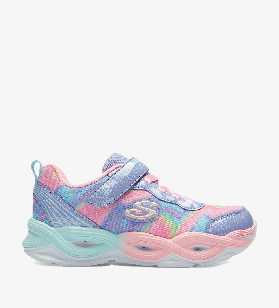 Skechers Twisty Glow Sorbet Swirl Çocuk Işıklı Renkli Spor Ayakkabı