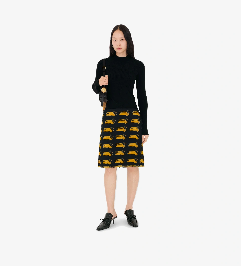 Burberry Siyah Burberry Leather Suede