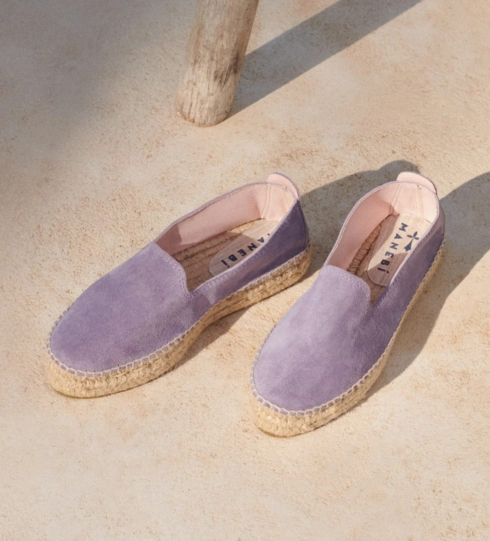 Manebi Manebi Hamptons Double Sole Kadın Mor Espadril Sanal Çadır'da! Mor - 1. görsel