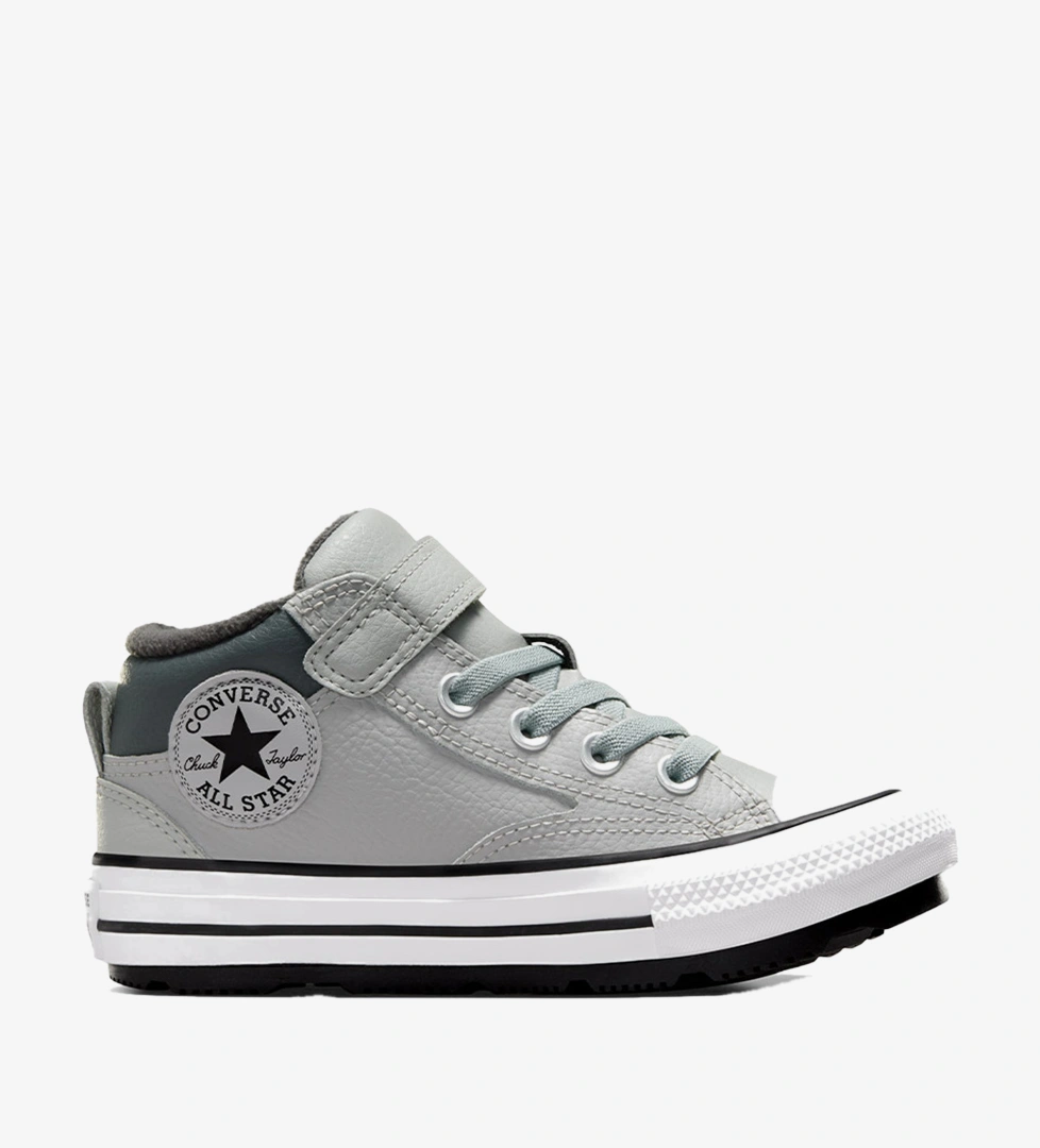 Converse Chuck Taylor All Star Malden Street Çocuk Gri Deri Sneaker