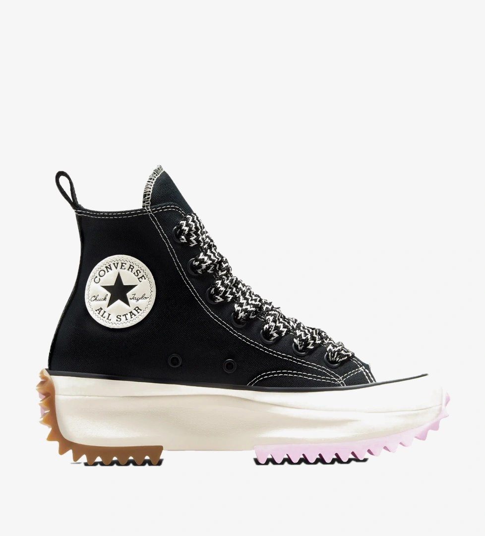Converse Run Star Hike Unisex Siyah Platform Sneaker