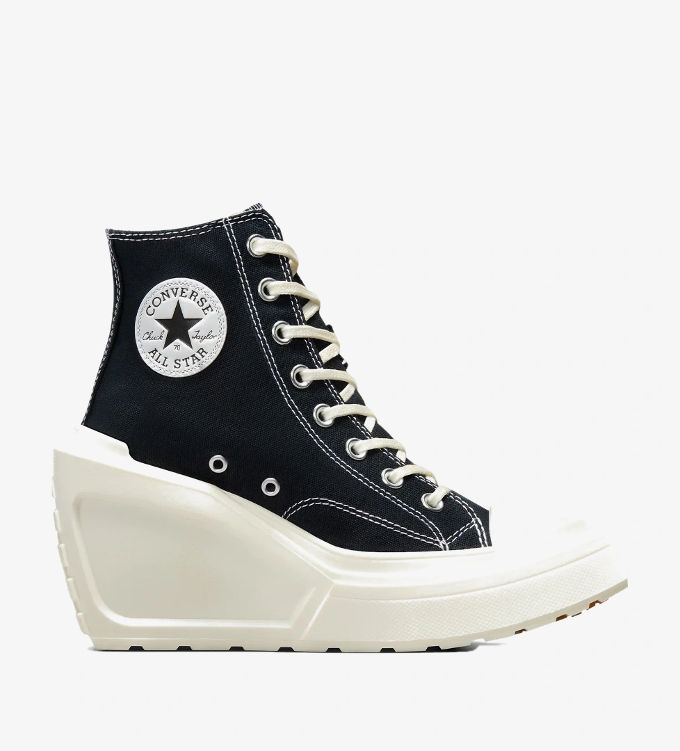 Converse Converse Chuck 70 De Luxe Wedge Unisex Siyah Sneaker Sanal Çadır'da! Siyah - 1. görsel