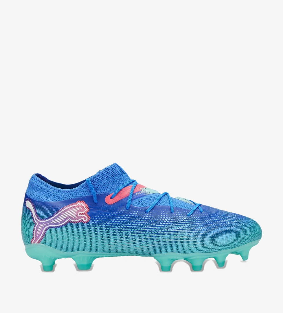 Puma Future 7 Pro + Fg/Ag Erkek Mavi Çim Saha Kramponu