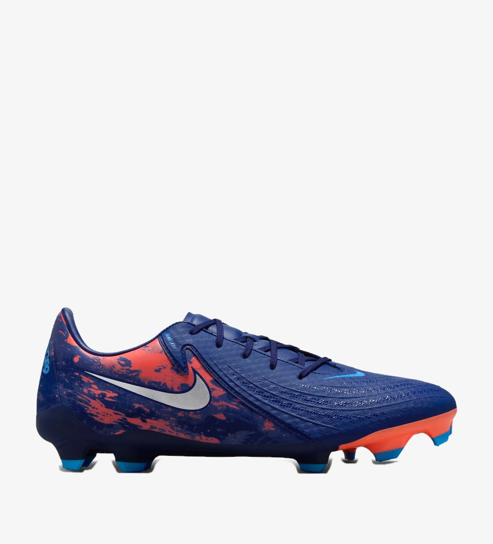 Nike Phantom GX 2 Academy Erling Haaland Erkek Mavi Çim Saha Kramponu