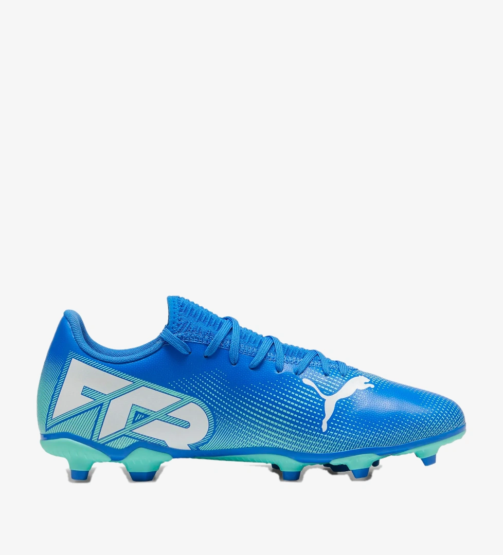 Puma Future 7 Play Firm Erkek Mavi Çim Saha Kramponu