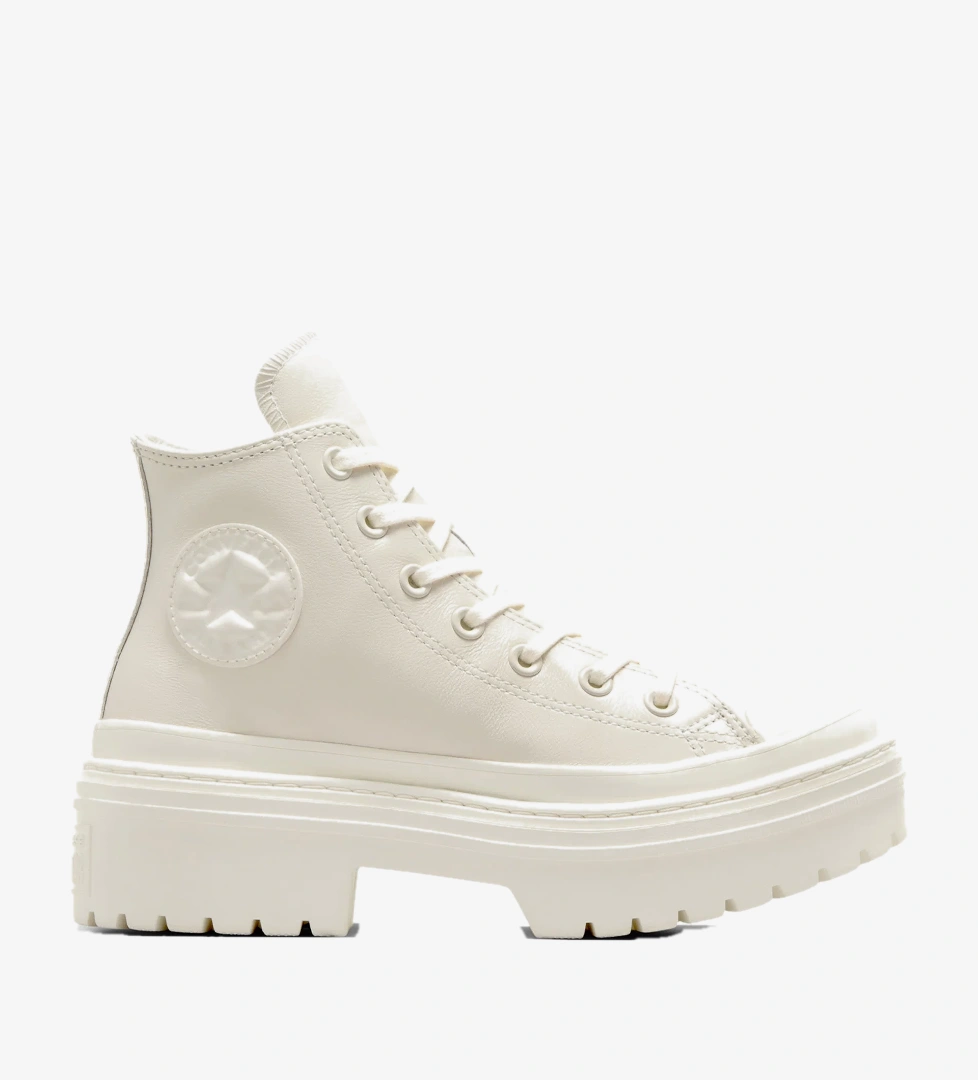 Converse Chuck Taylor All Star Lugged Heel Kadın Bej Deri Platform Sneaker