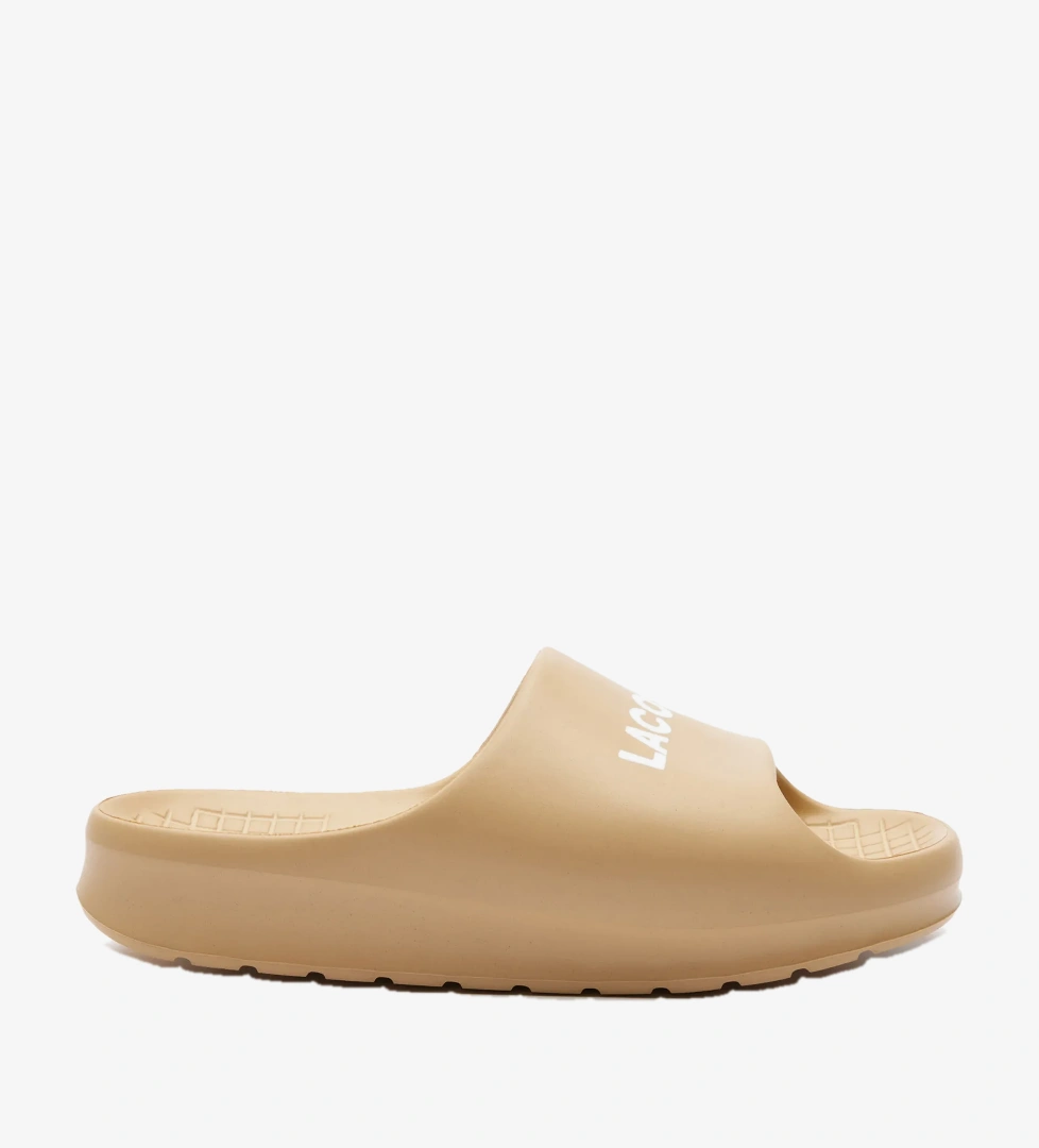 Lacoste Serve Slide 2.0 Kadın Bej Terlik