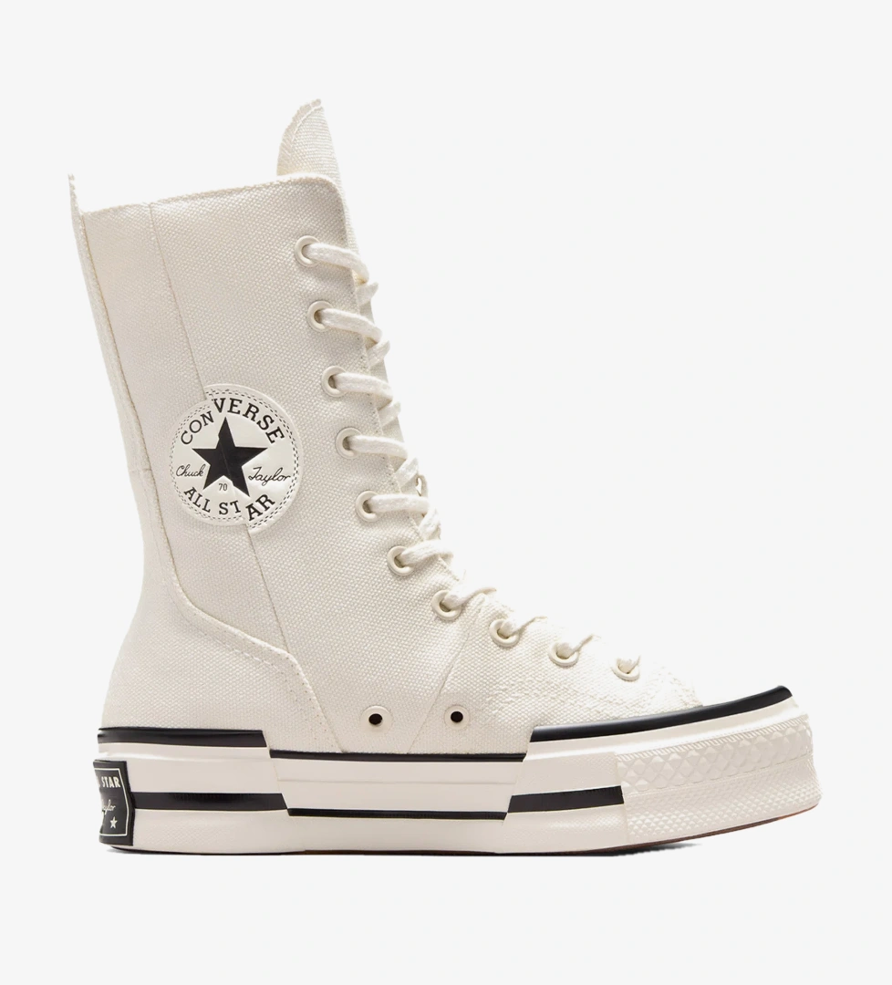 Converse Converse Chuck 70 Plus Unisex Krem Platform Sneaker Sanal Çadır'da! Krem - 1. görsel