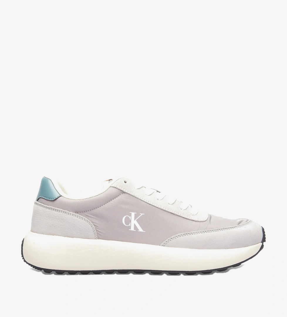 Calvin Klein Athleisure Runner Erkek Gri Spor Ayakkabı