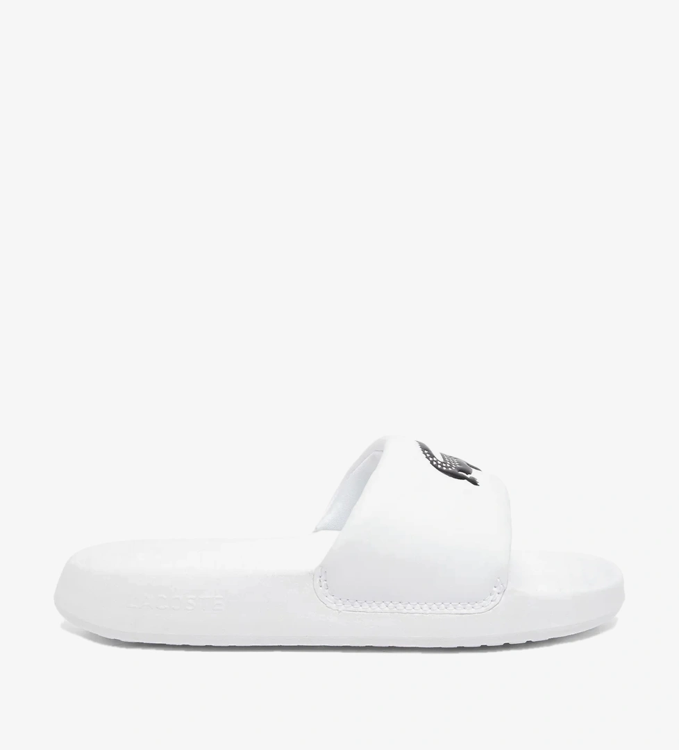 Lacoste Serve Slide 1.0 Çocuk Beyaz Terlik