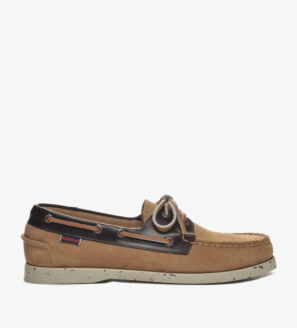 Sebago Bej Koyu Kahverengi Sebago Portland Rubber