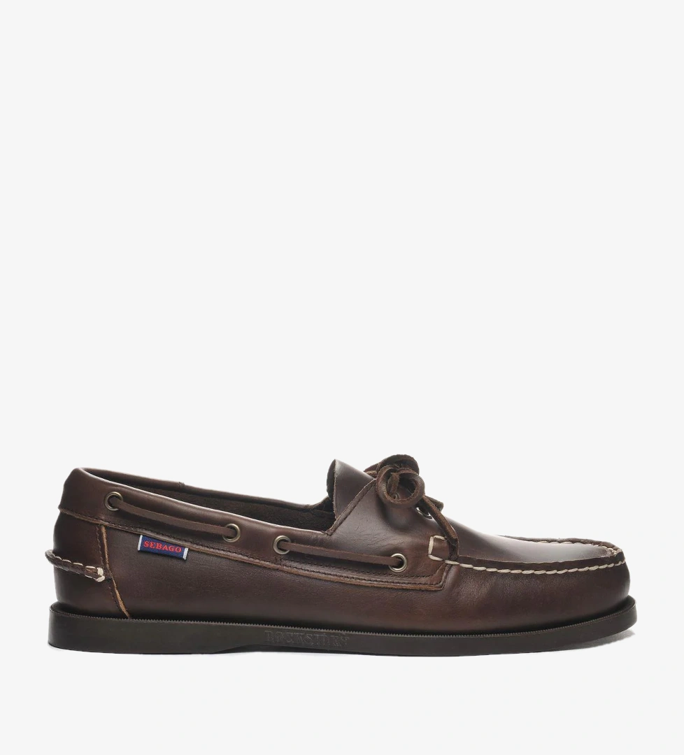 Sebago Koyu Kahverengi Sebago Docksides Portland