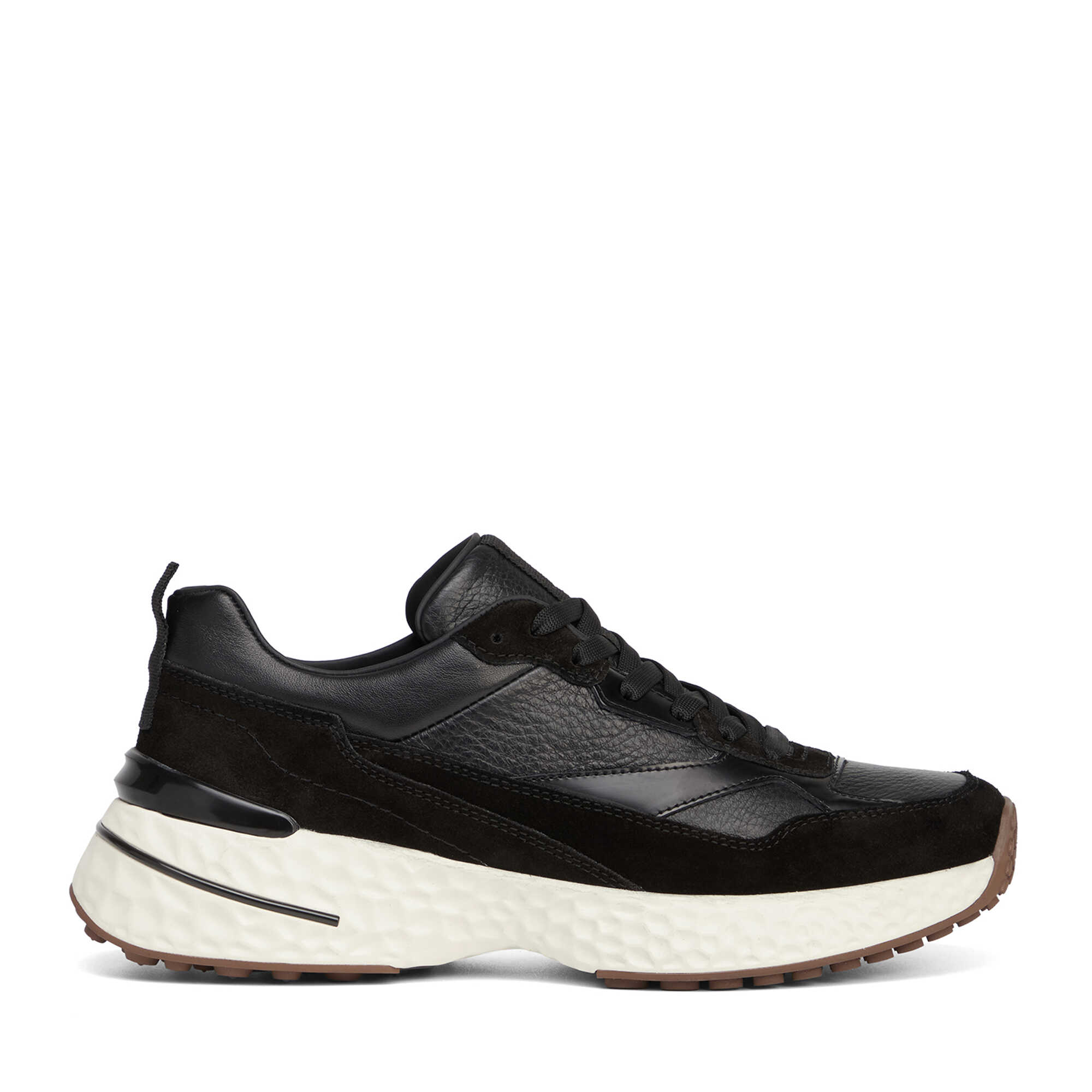 Siyah Hakiki Süet Deri Erkek Sneaker - E26S1AY57829-W19