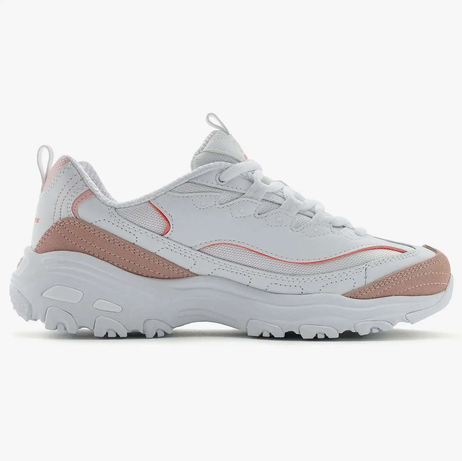 Skechers D'LITES-NEW HEAT Kadın Beyaz Spor Ayakkabı 150231-WOR