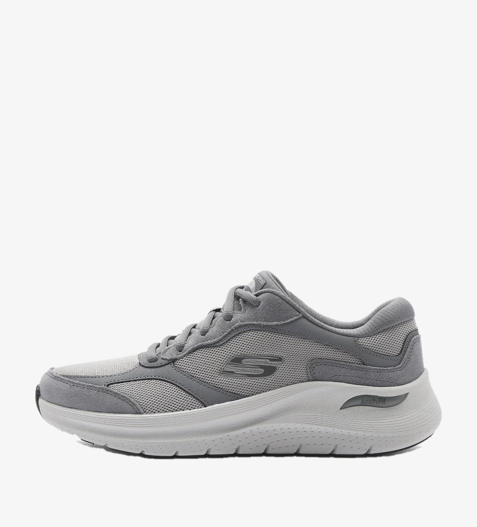 Gri Skechers Arch Fit