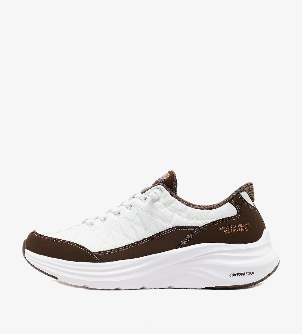Skechers Beyaz Siyah Kirmizi Skechers Contour Foam