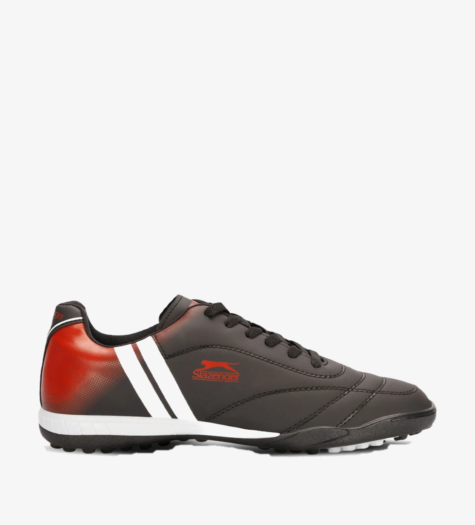 Slazenger Çocuk Halı Saha Siyah Beyaz Kırmızı Futbol Slazenger Mark