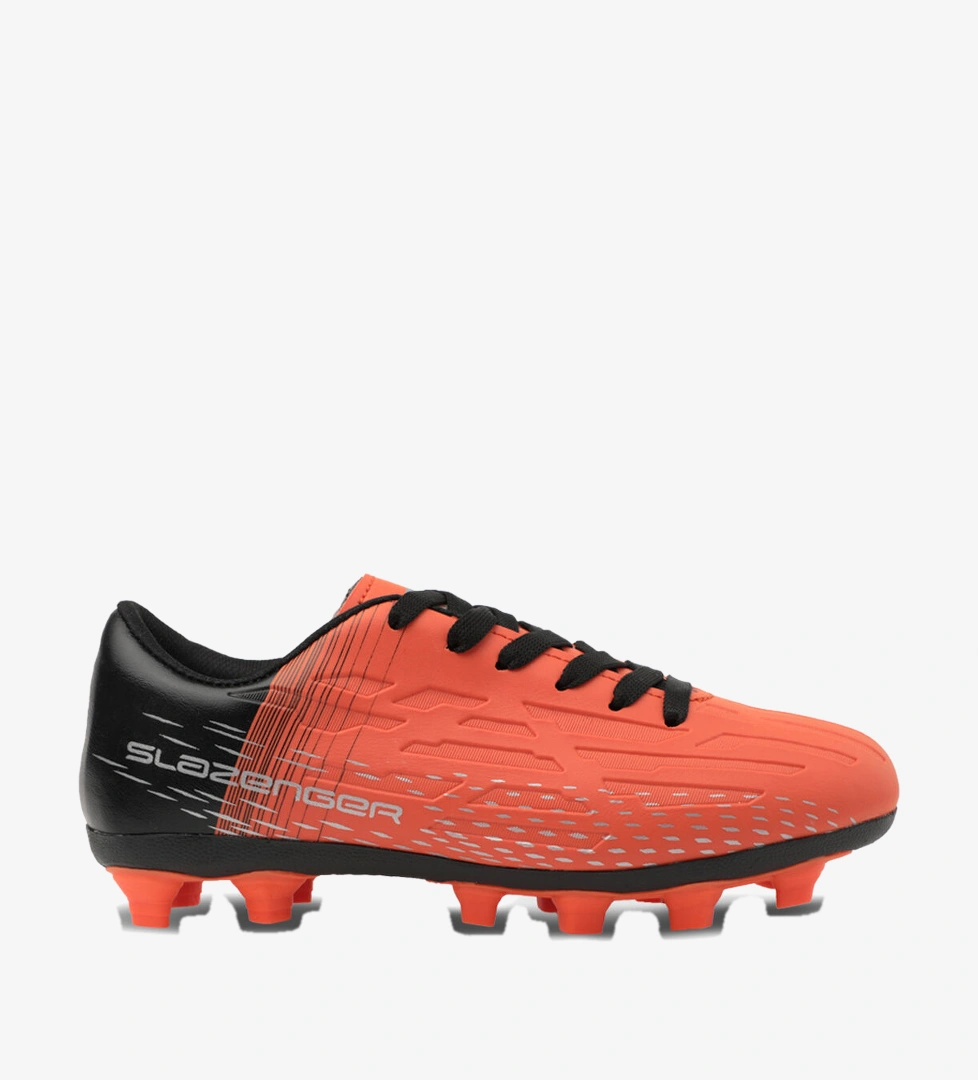 Çocuk Krampon Neon Turuncu Siyah Futbol