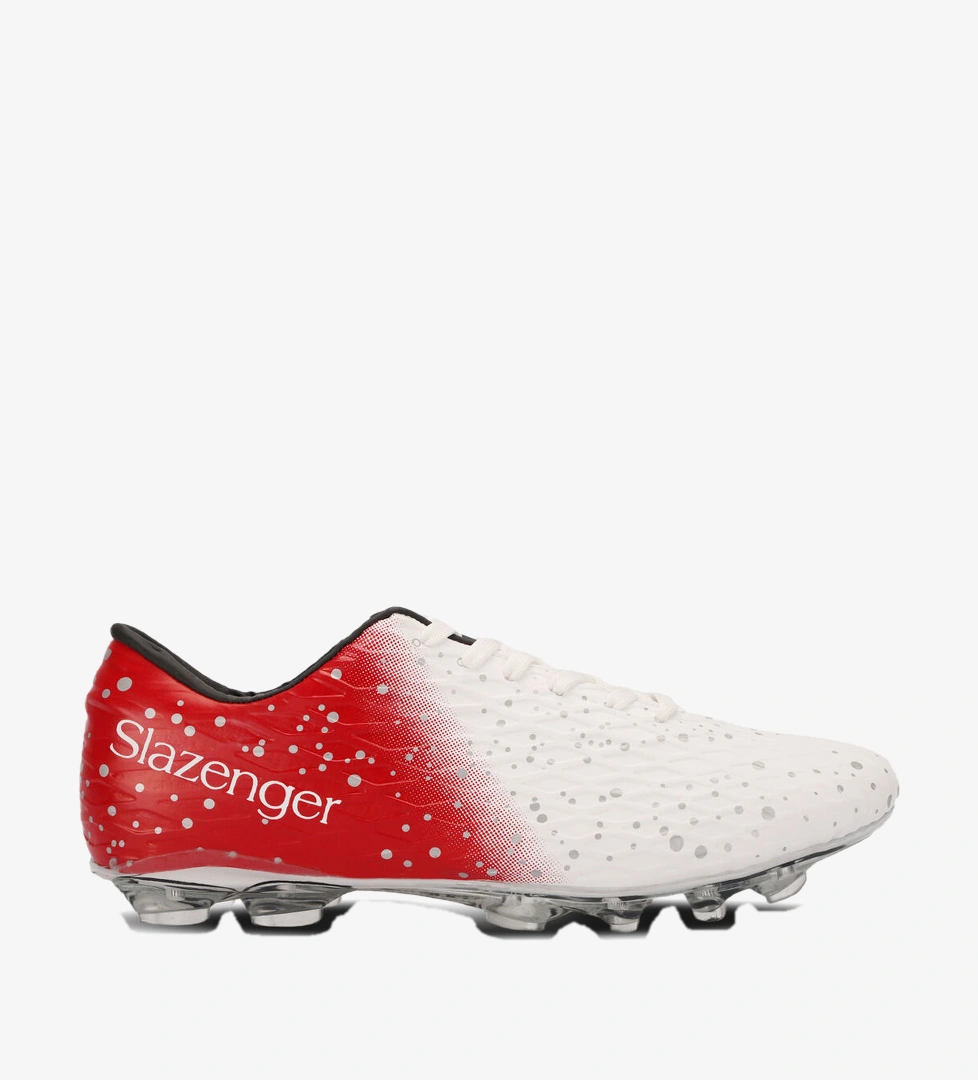 Slazenger Çocuk Krampon Beyaz Kırmızı Futbol Slazenger Hania