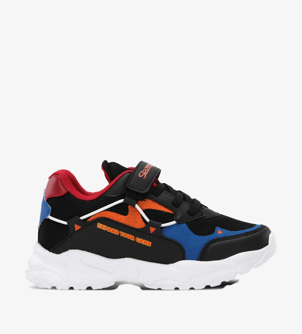 Slazenger Çocuk Cırt Cırtlı Siyah Mavi Slazenger Kekoa Cirt