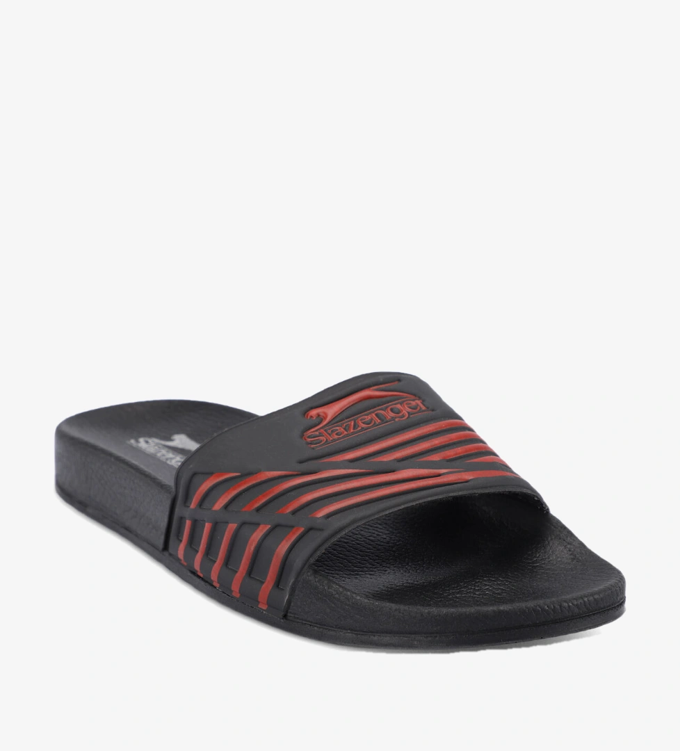 Slazenger FION Erkek Siyah / Kırmızı Terlik