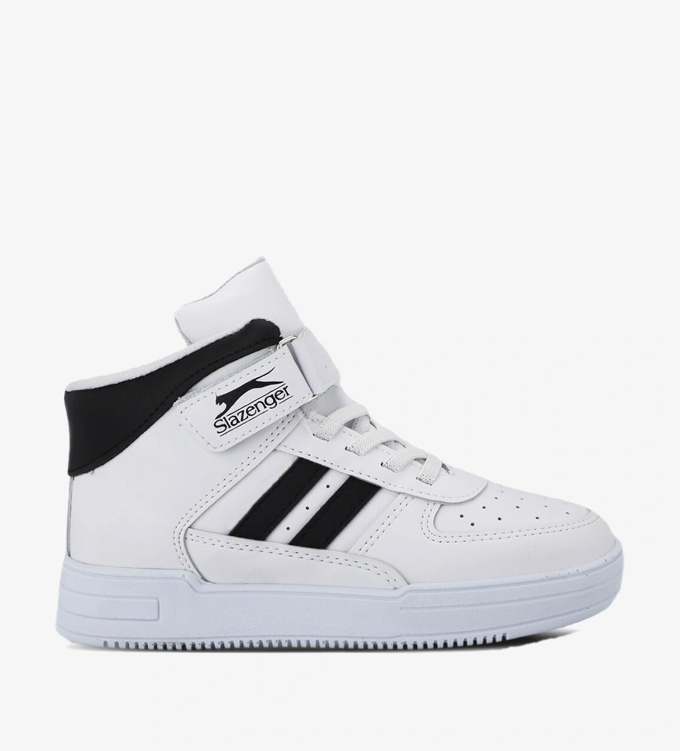 Slazenger Çocuk Cırt Cırtlı Beyaz Siyah Slazenger Nicola Cirt