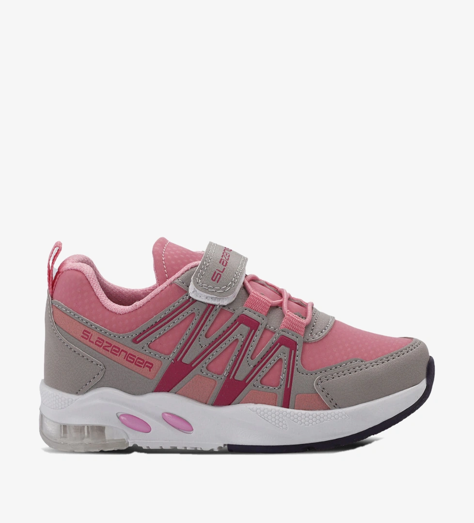 Slazenger Gri Pembe Slazenger Elips